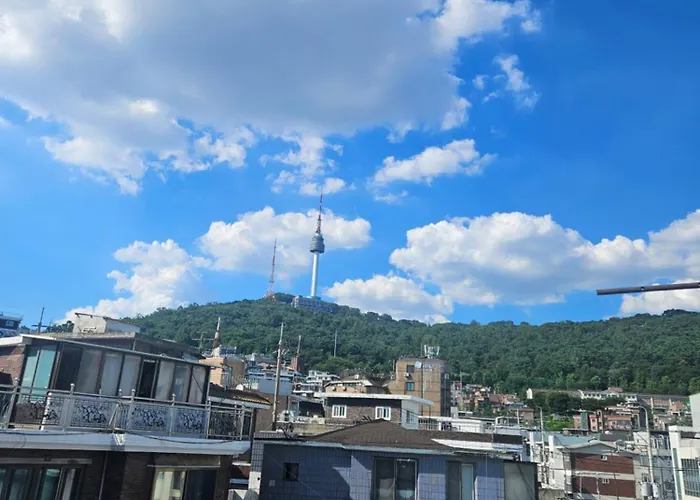 Appart hôtel Haebangchon402 Rooftop House Namsan View Itaewon 4*
